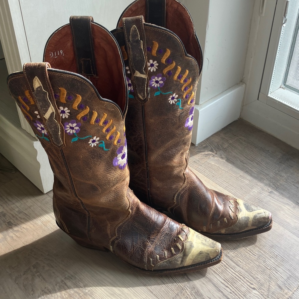 Dan Post Rustic Leather Boots - image 1